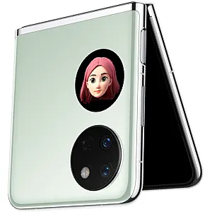 Huawei Pocket S outer display 1.04" - Hydrogél kijelzővédő fólia