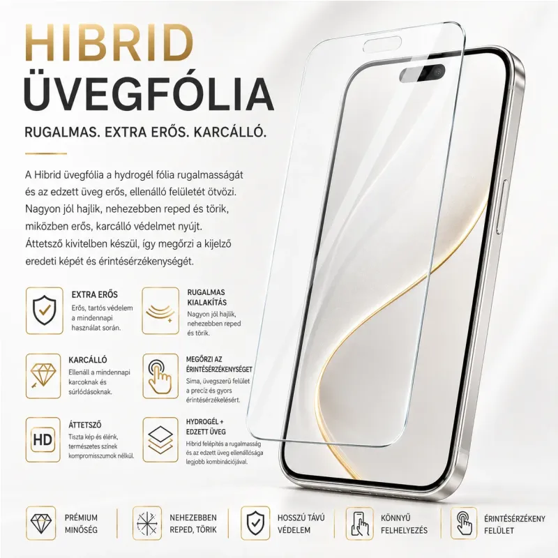 Infinix Note 12i - Hibrid üvegfólia